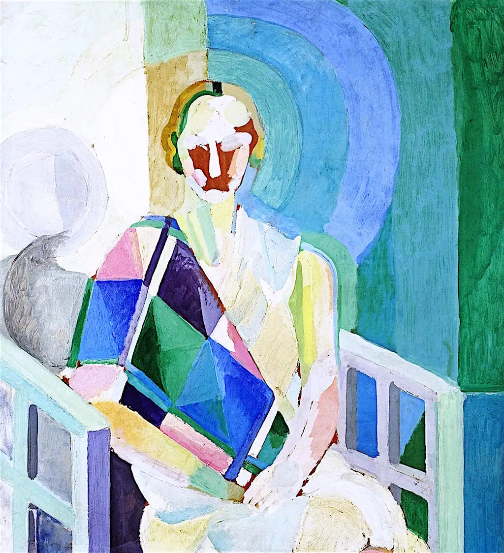 Reproduction du tableau « Étude pour le portrait de Madame Heim - Robert Delaunay » par Alpha Reproduction en peinture à l’huile