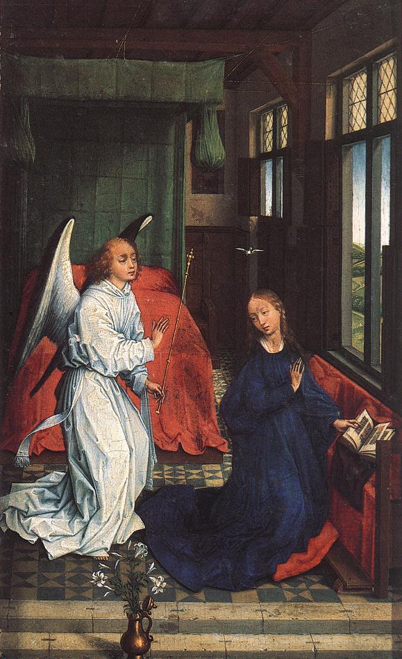 L'Annonciation - Rogier van der Weyden