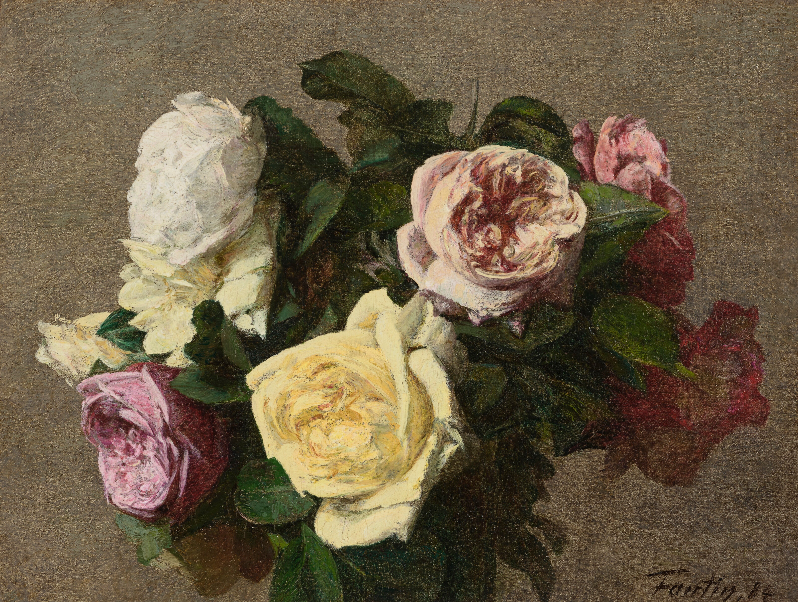 Roses - Henri Fantin-Latour