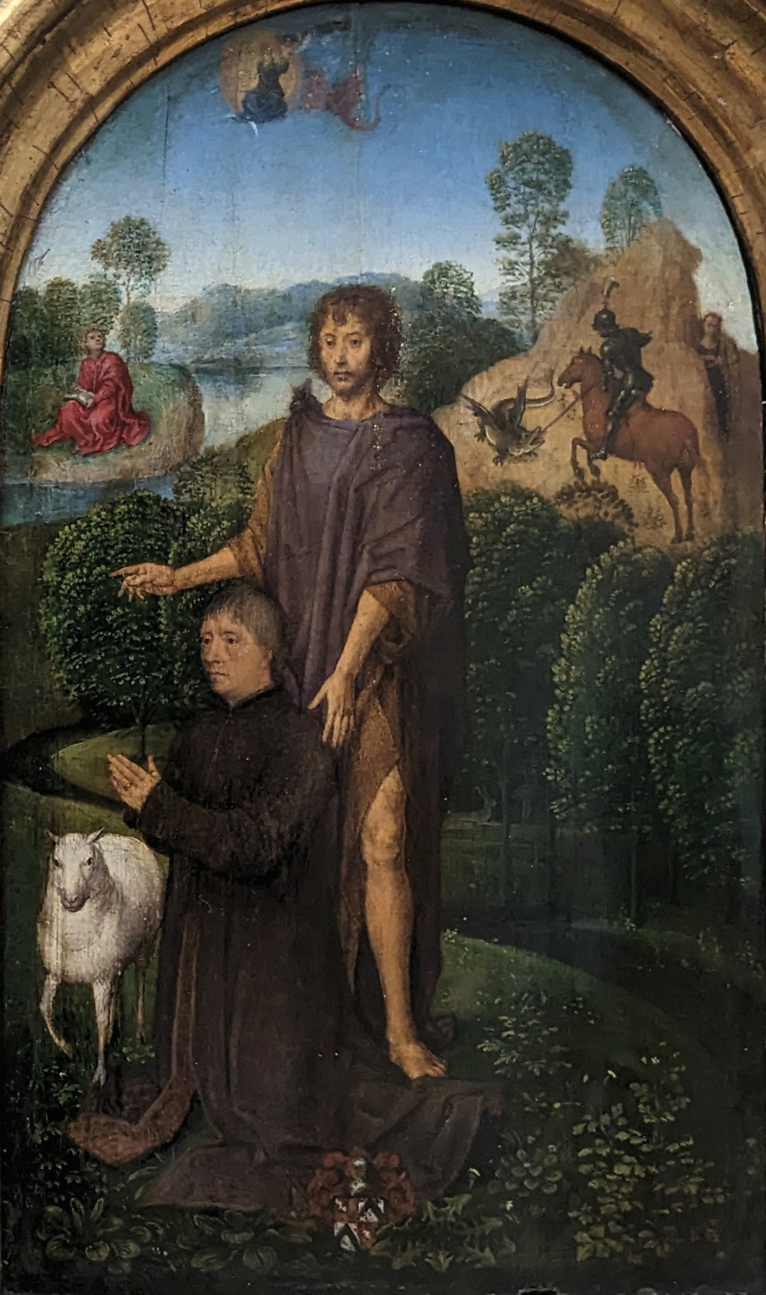 Donateur présenté par saint Jean-Baptiste - Hans Memling