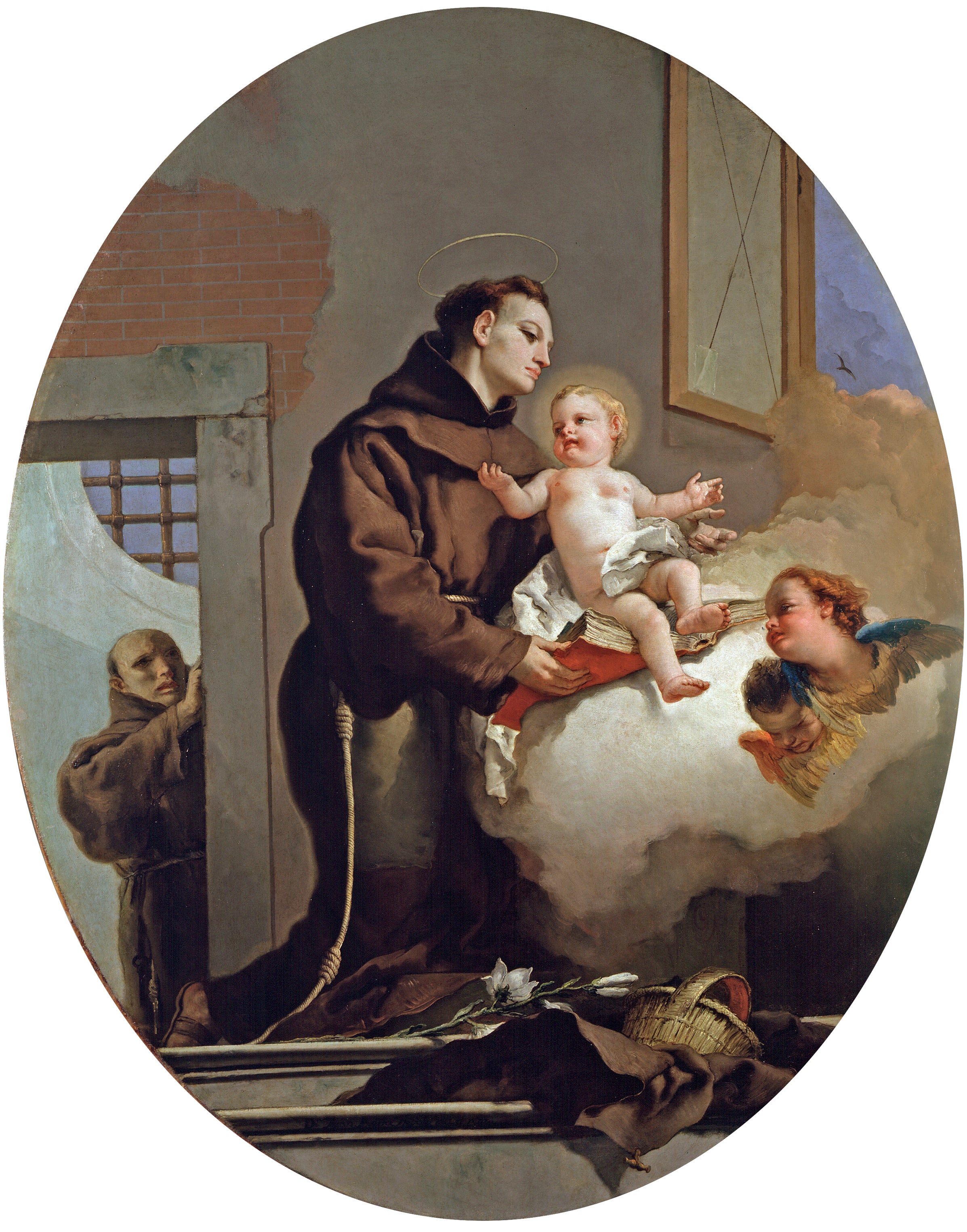 Saint Antoine de Padoue avec l'Enfant Jésus - Giovanni Battista Tiepolo