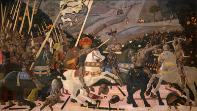 Niccolo Mauruzi da Tolentino à la tête de ses troupes - Paolo Uccello - Alpha Reproduction