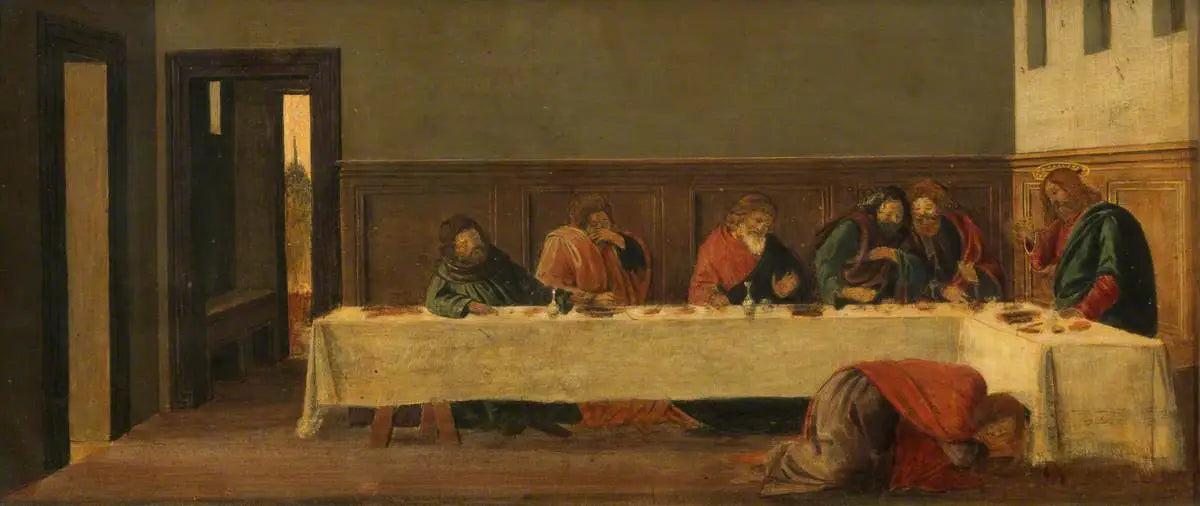 Festin chez Simon (prédelle deuxième panneau) - Sandro Botticelli - Alpha Reproduction