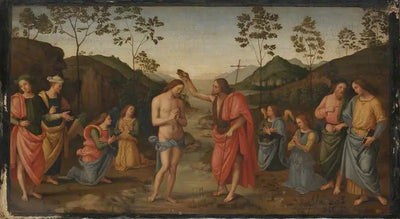 Le baptême du Christ - Pietro Perugino - Alpha Reproduction