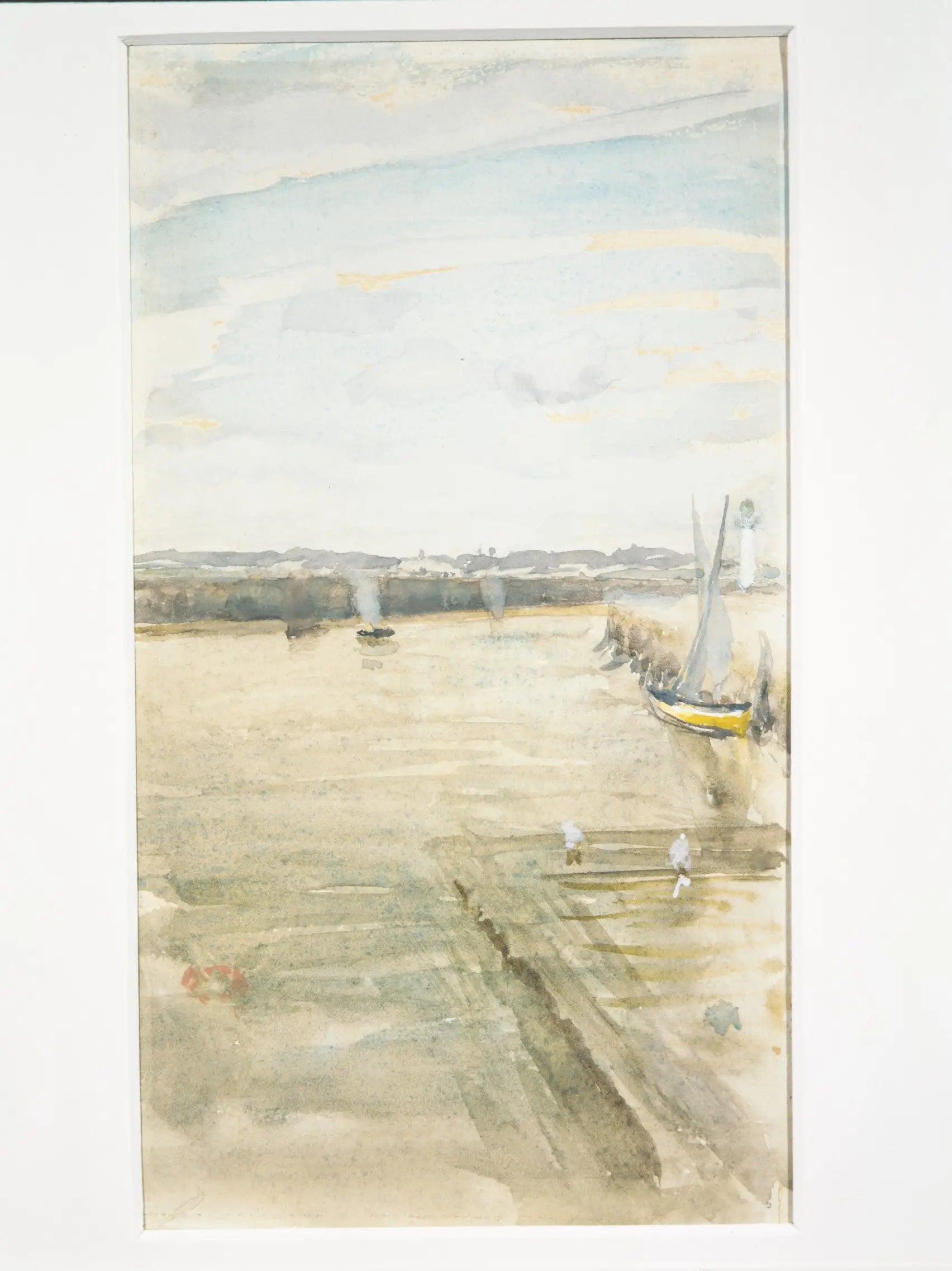Reproduction du tableau « Scène sur la Mersey - James Abbott McNeill Whistler » par Alpha Reproduction en peinture à l’huile