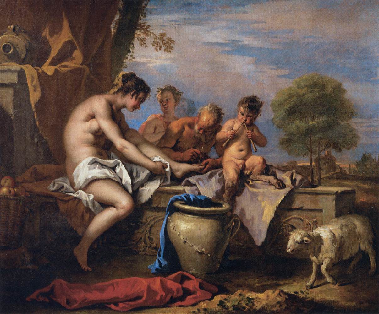 Nymphes et Satyres - Sebastiano Ricci