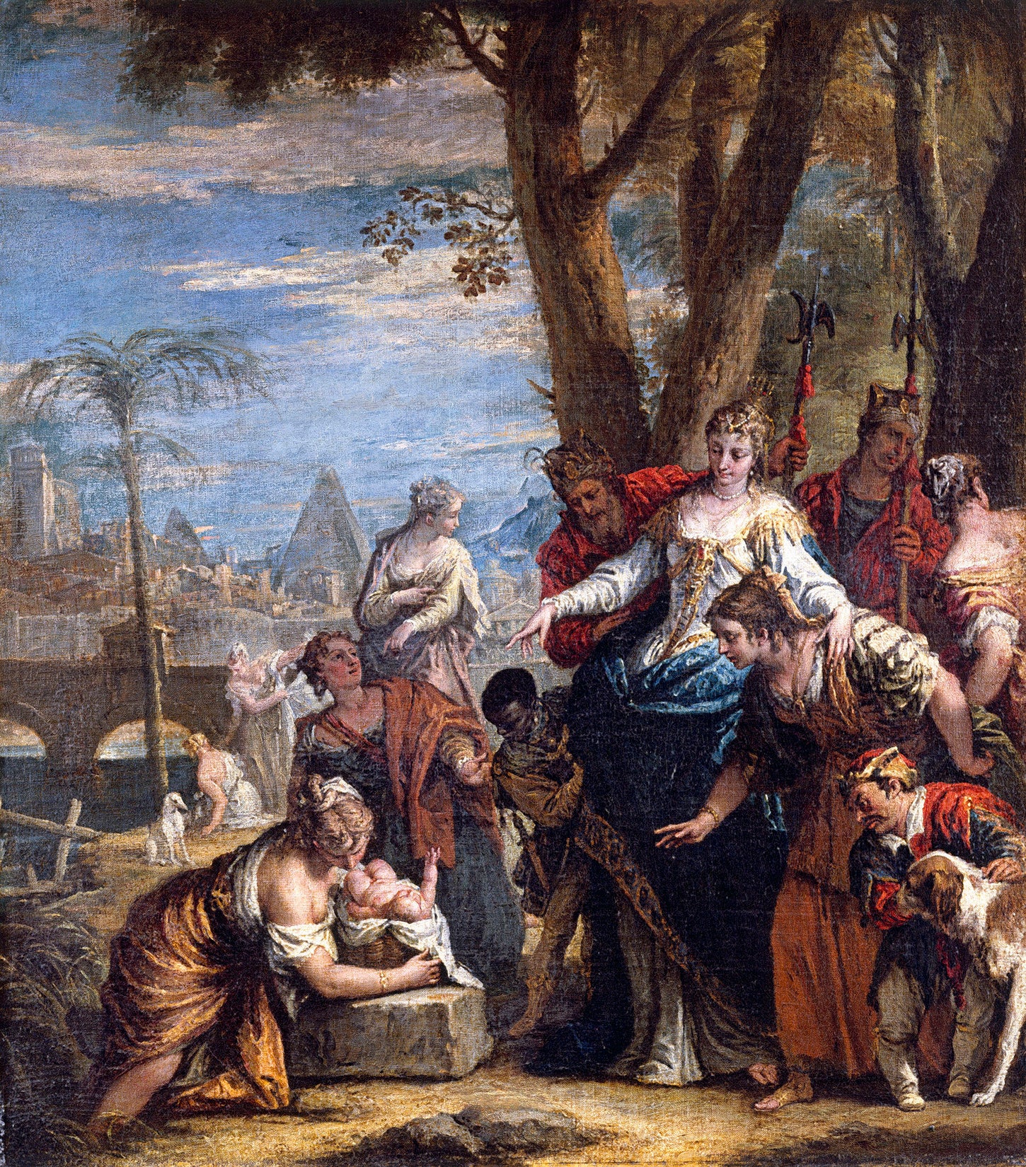 La découverte de Moïse - Sebastiano Ricci