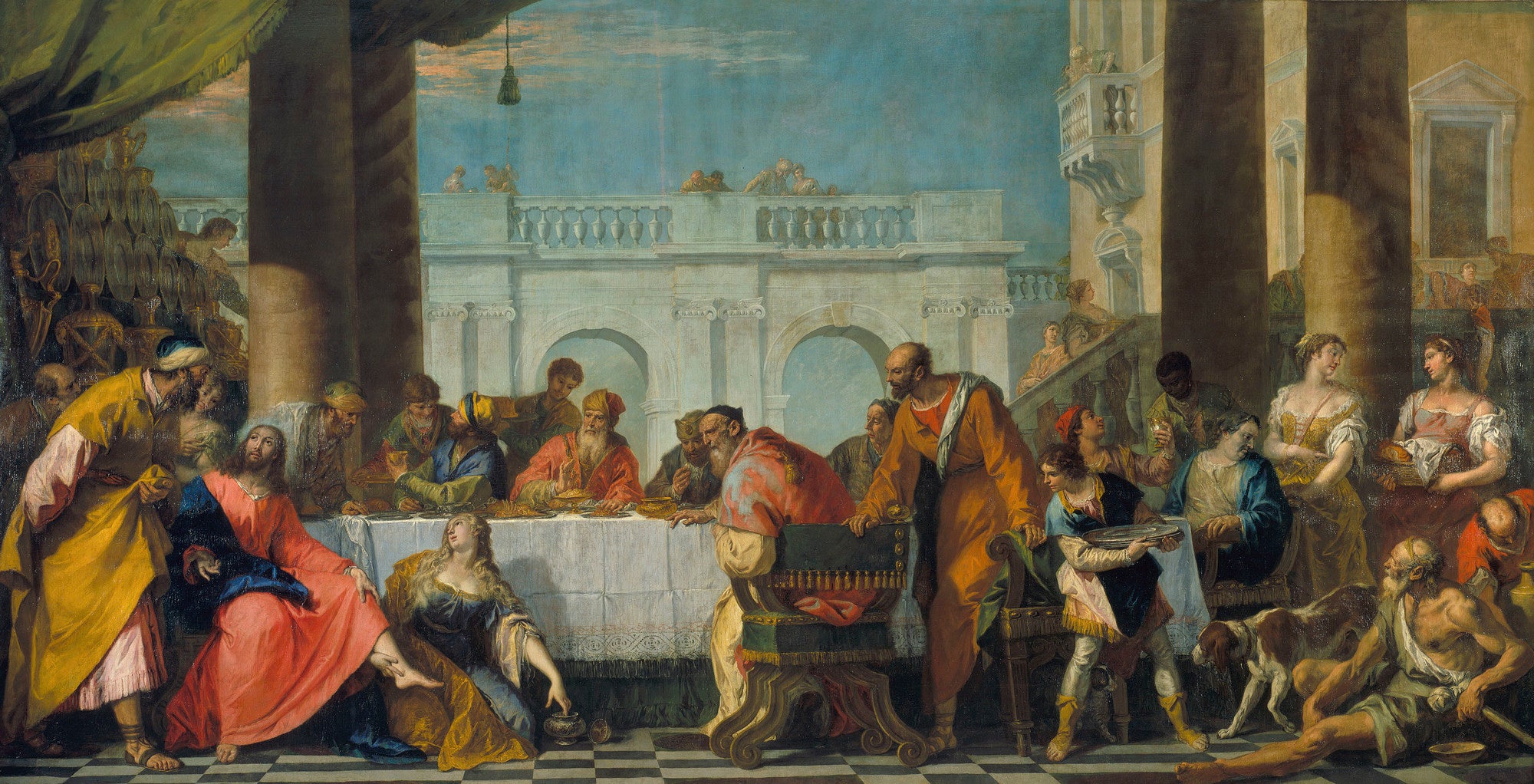 La Madeleine oignant les pieds du Christ - Sebastiano Ricci