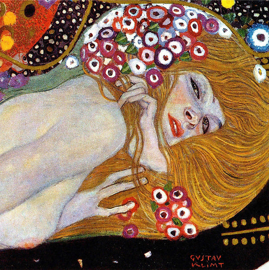 🐍 물뱀 II (세부) – 구스타프 클림트 (1904–1907)