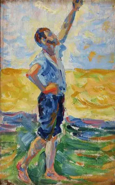 Reproduction du tableau « Étude pour 'Le temps d'harmonie' - Paul Signac » par Alpha Reproduction en peinture à l’huile