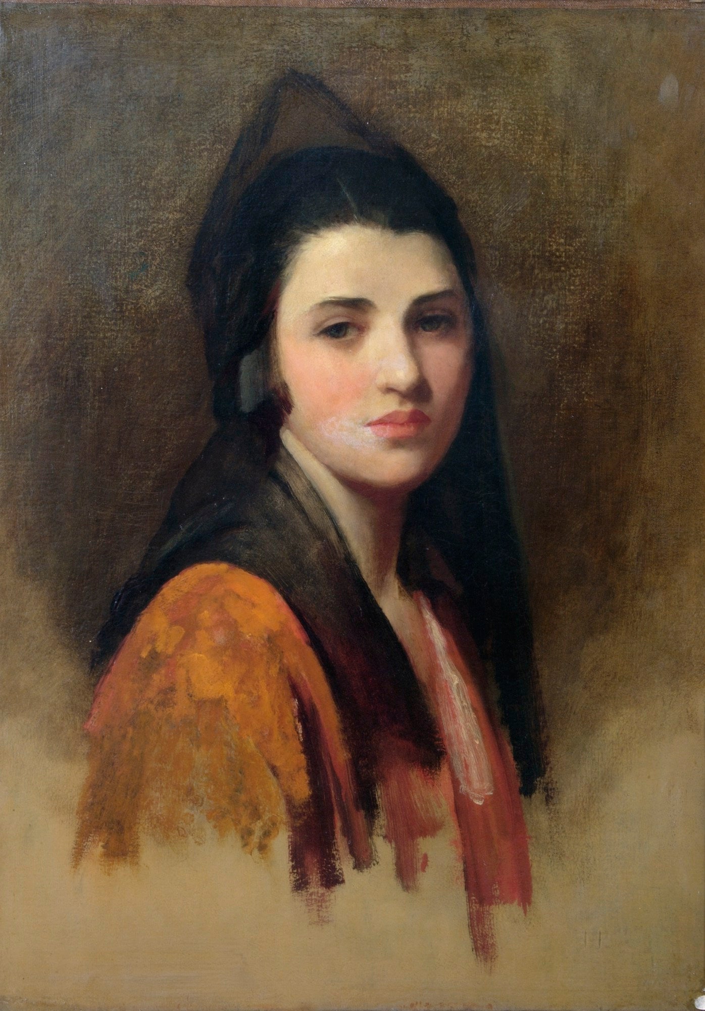 La mantille - Luke Fildes