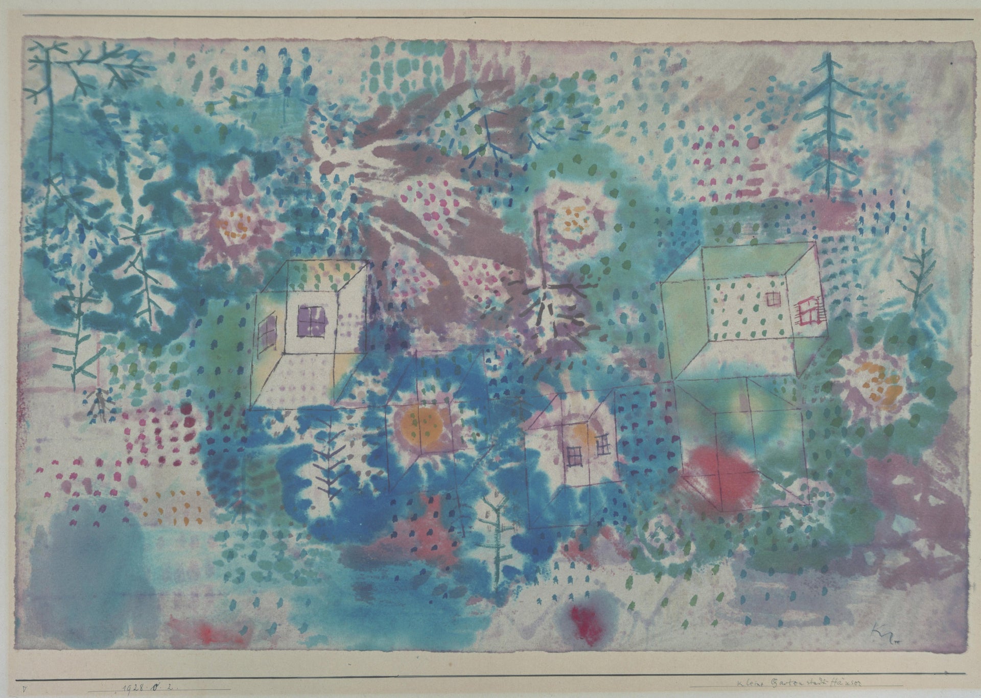 Small Houses in the Garden City — Paul Klee