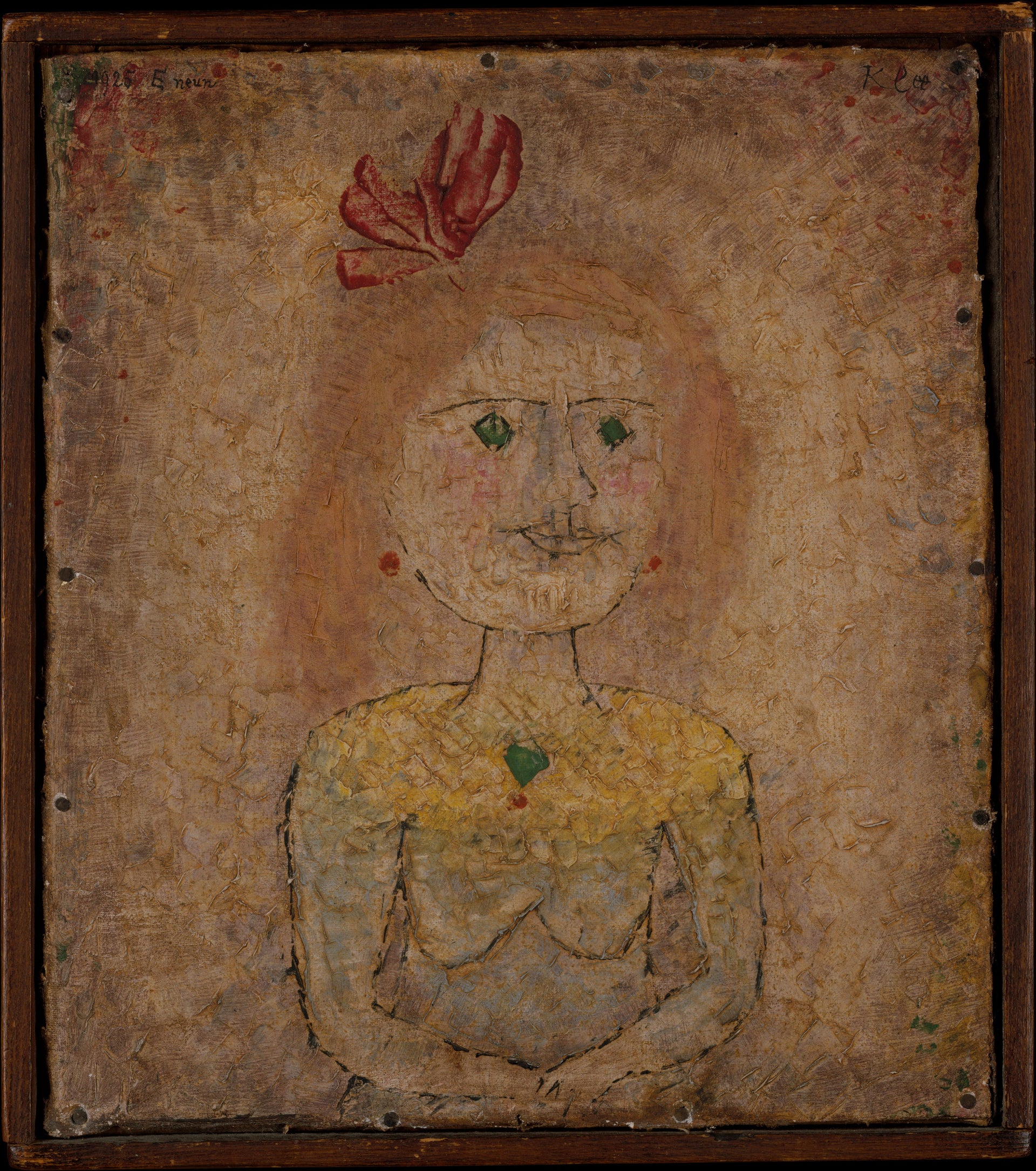Small Portrait of a Girl in Yellow — Paul Klee