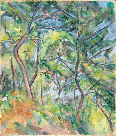 Reproduction du tableau « Sous-bois - Paul Cézanne » par Alpha Reproduction en peinture à l’huile