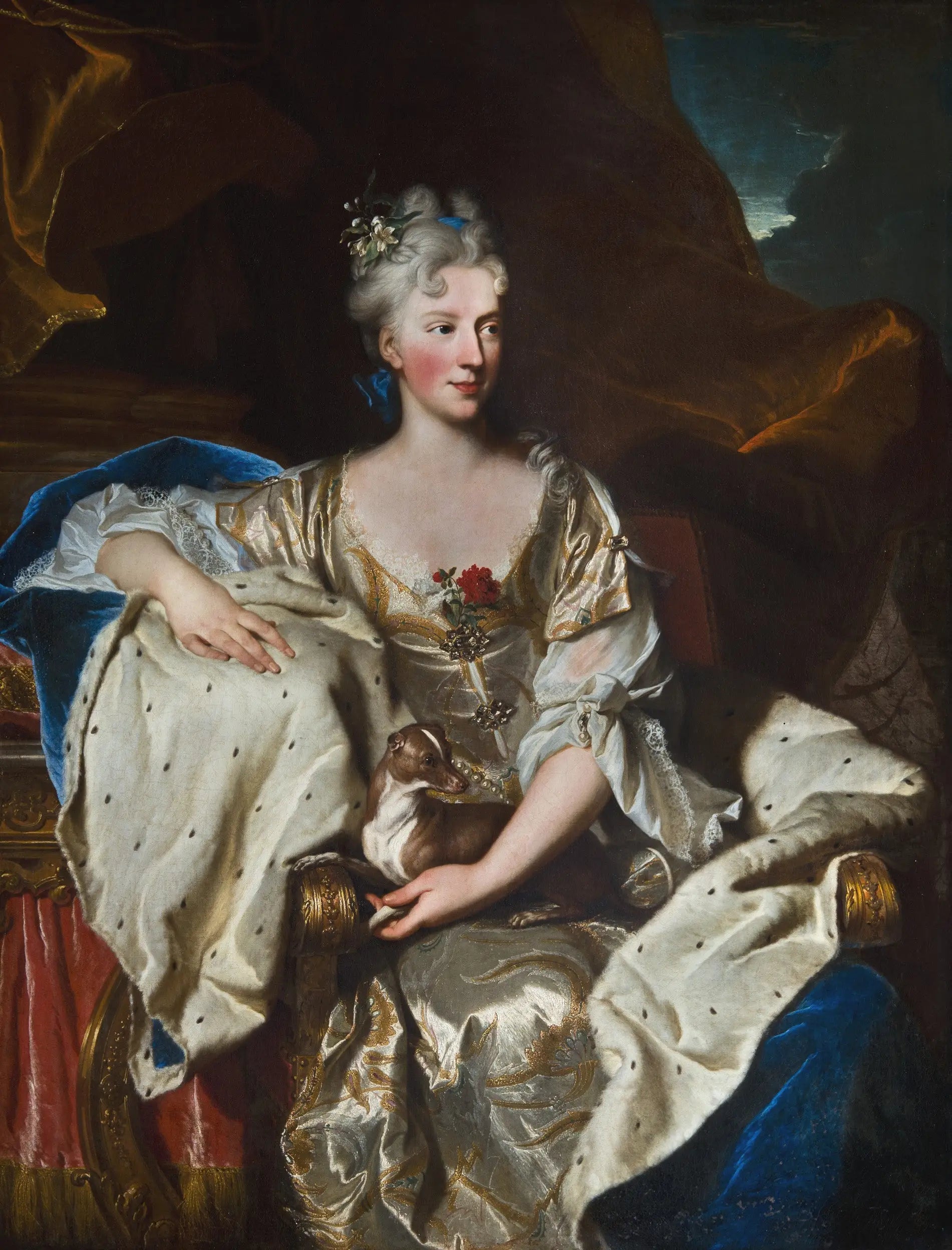 Suzanne-Henriette d’Elbeuf duchesse de Mantoue - Hyacinthe Rigaud - Alpha Reproduction