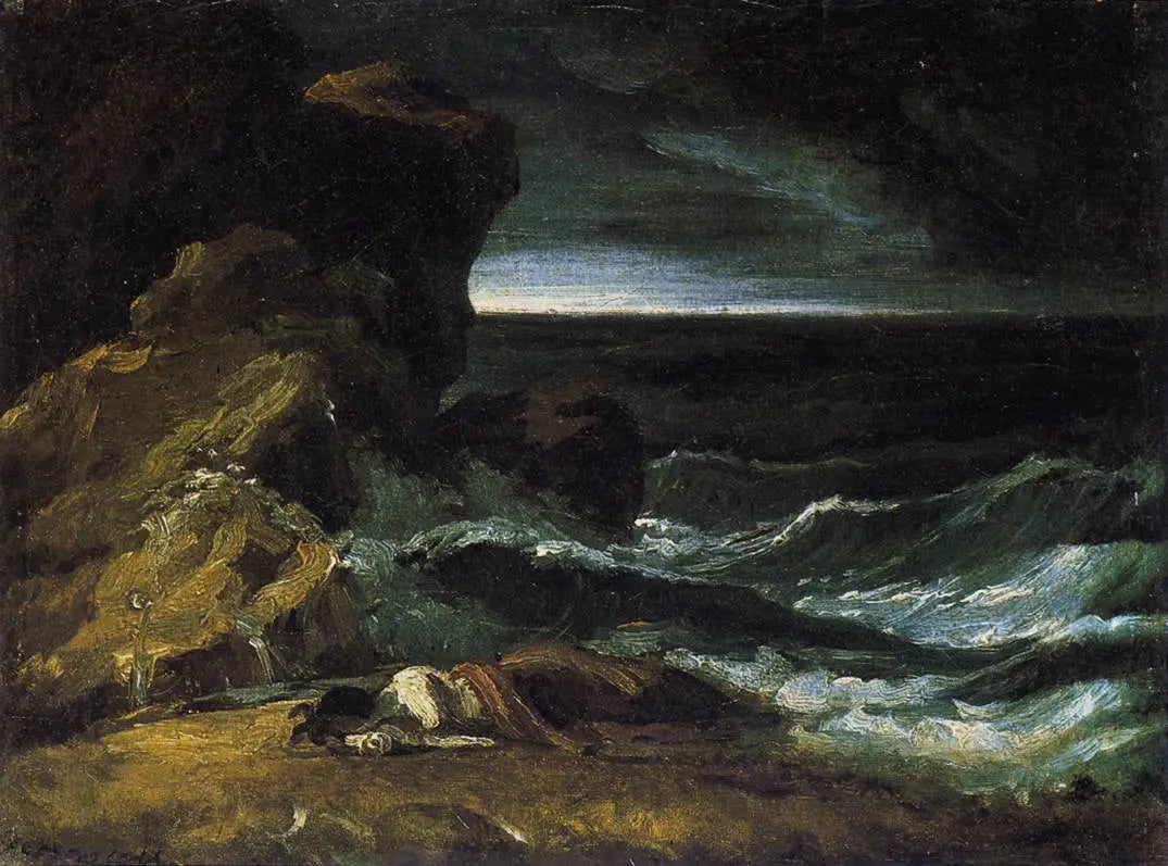 Reproduction du tableau « La Tempête - Théodore Géricault » par Alpha Reproduction en peinture à l’huile