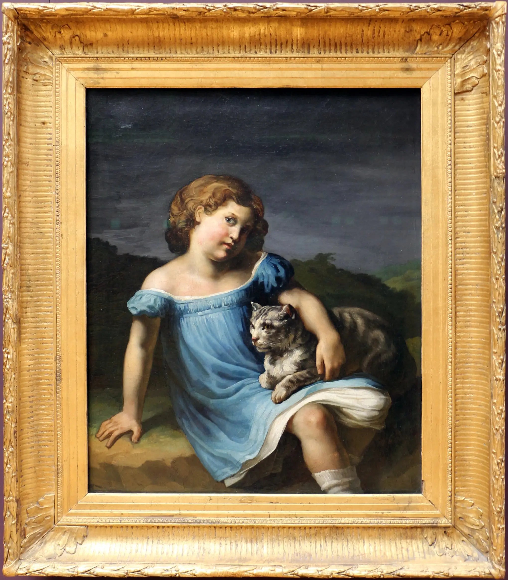 Reproduction du tableau « Louise Vernet enfant - Théodore Géricault » par Alpha Reproduction en peinture à l’huile