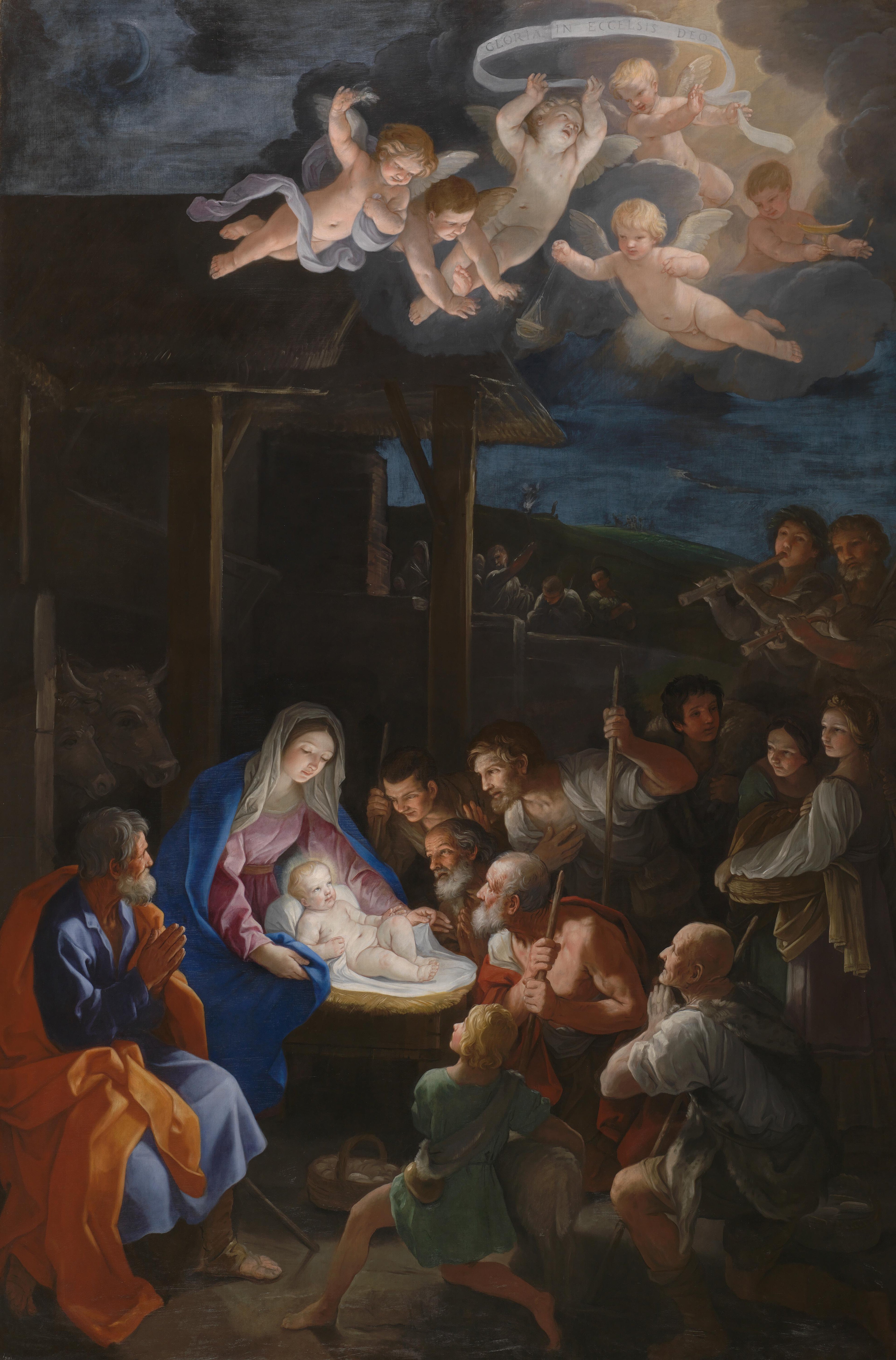 L'Adoration des bergers - Guido Reni