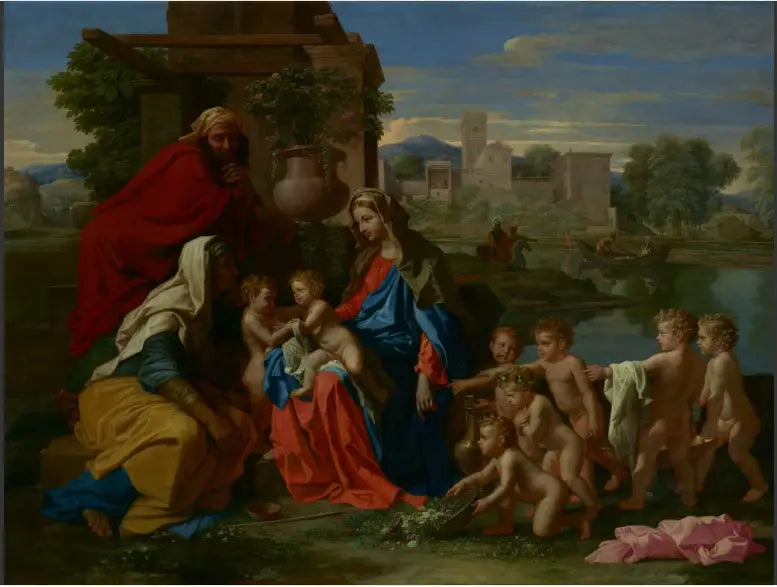 Sainte Famille - Nicolas Poussin - Alpha Reproduction