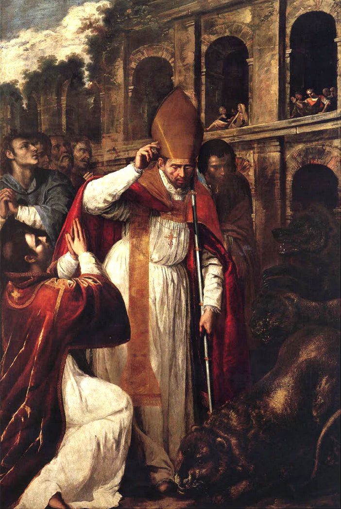 Saint Janvier dans l'amphithéâtre de Pozzuoli - Artemisia Gentileschi