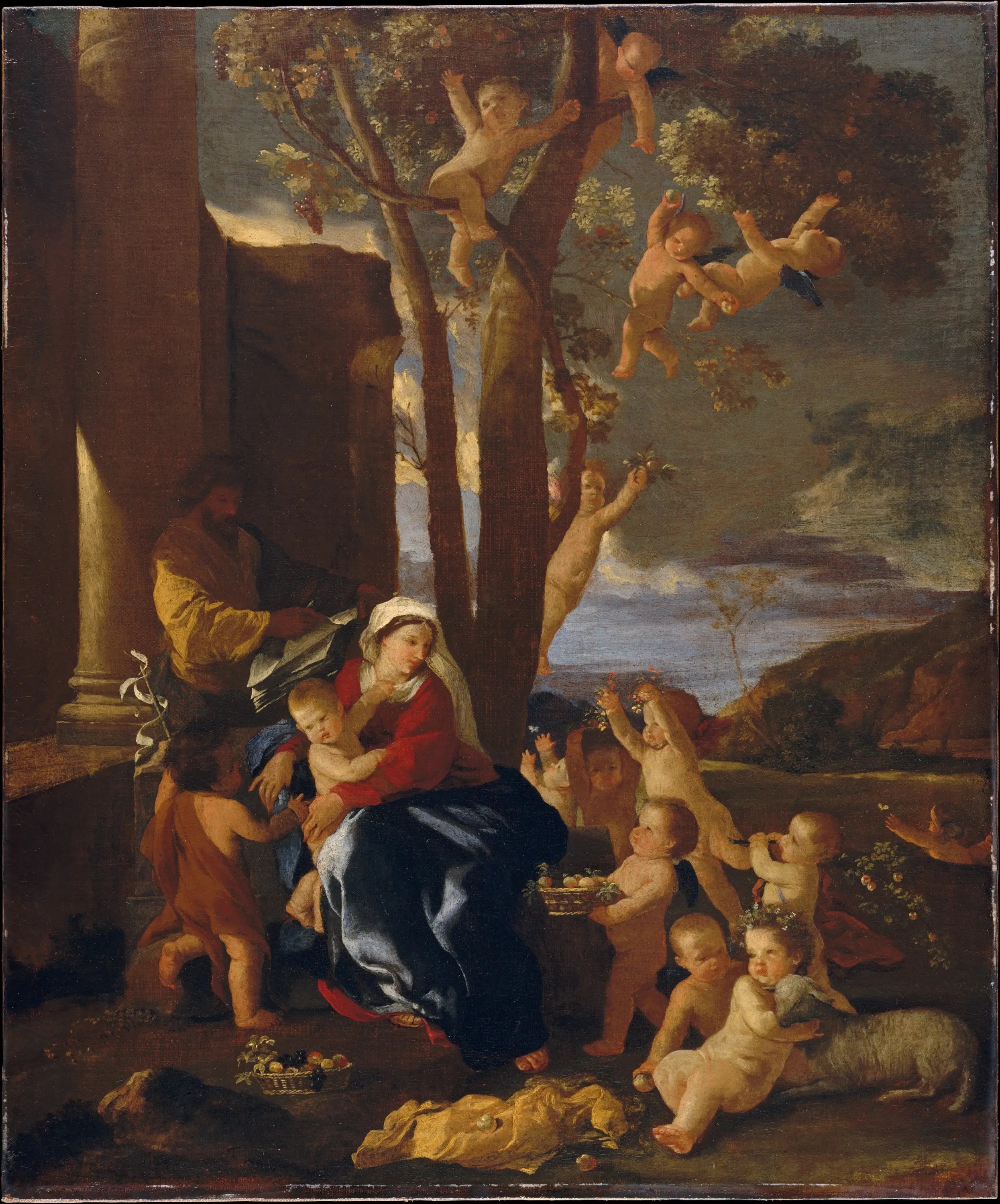 Le Repos pendant la fuite en Égypte - Nicolas Poussin - Alpha Reproduction