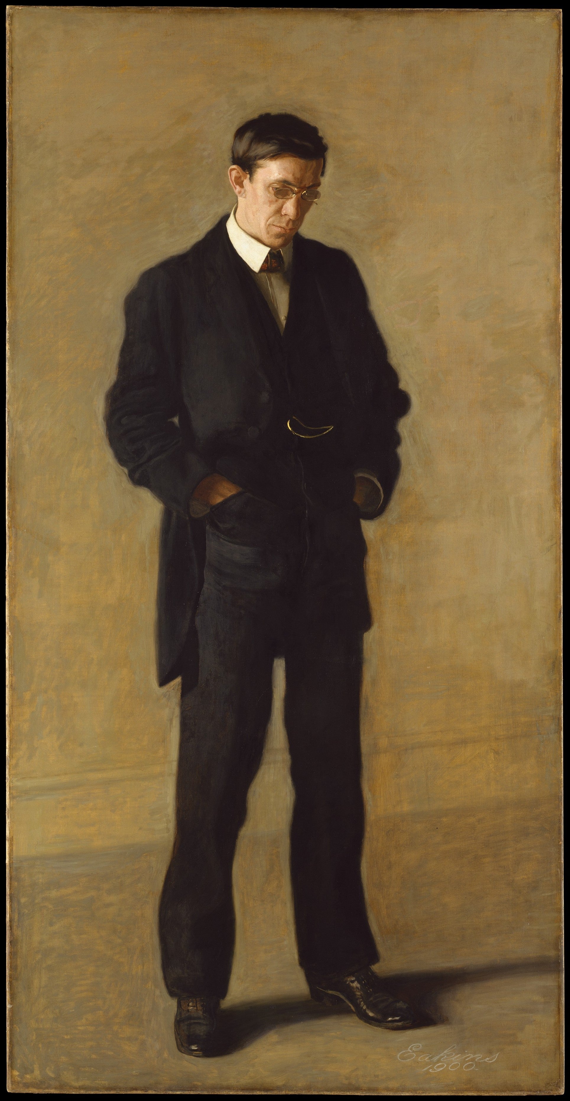 Le penseur: portrait de Louis N. Kenton - Thomas Eakins