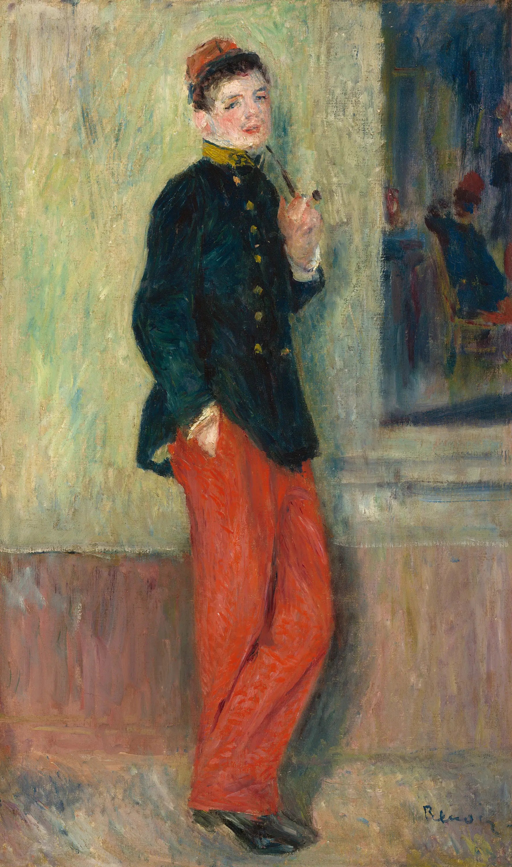 Reproduction du tableau « Le jeune soldat - Pierre-Auguste Renoir » par Alpha Reproduction en peinture à l’huile