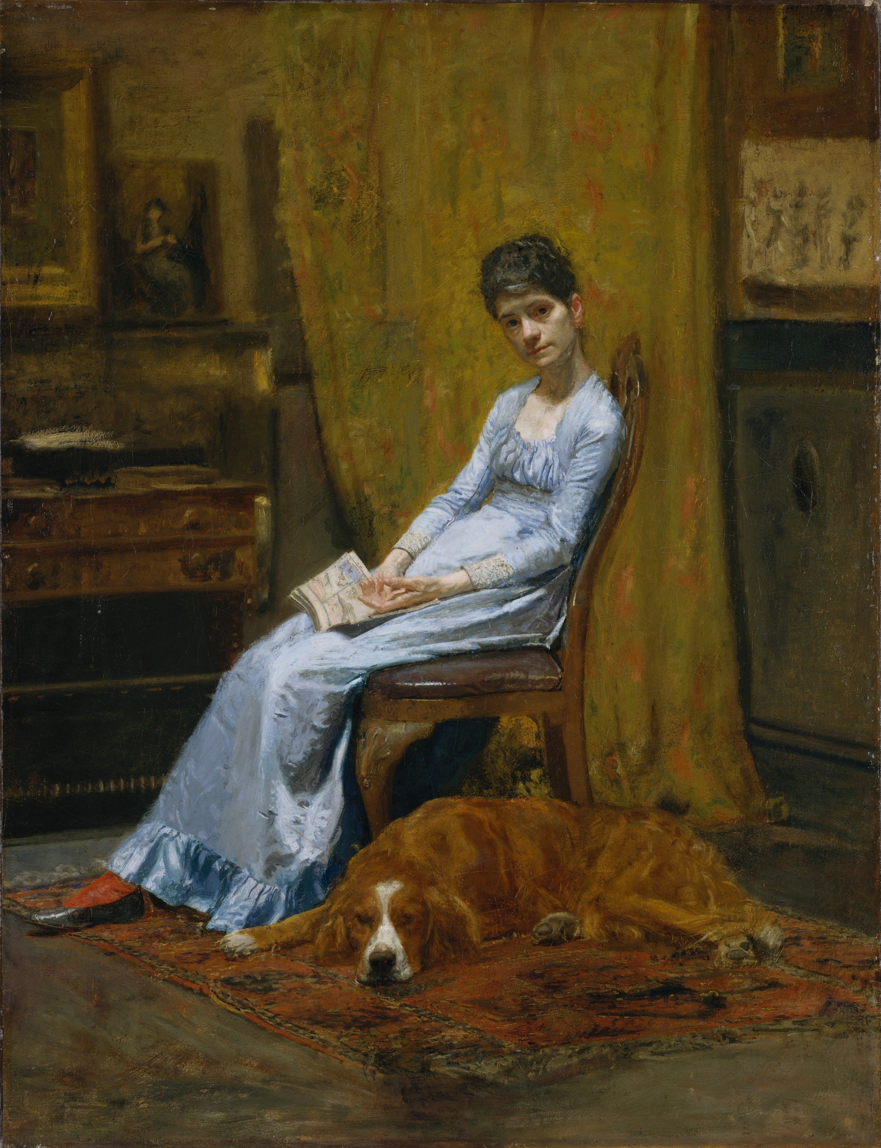 La Femme de l'artiste et son setter - Thomas Eakins