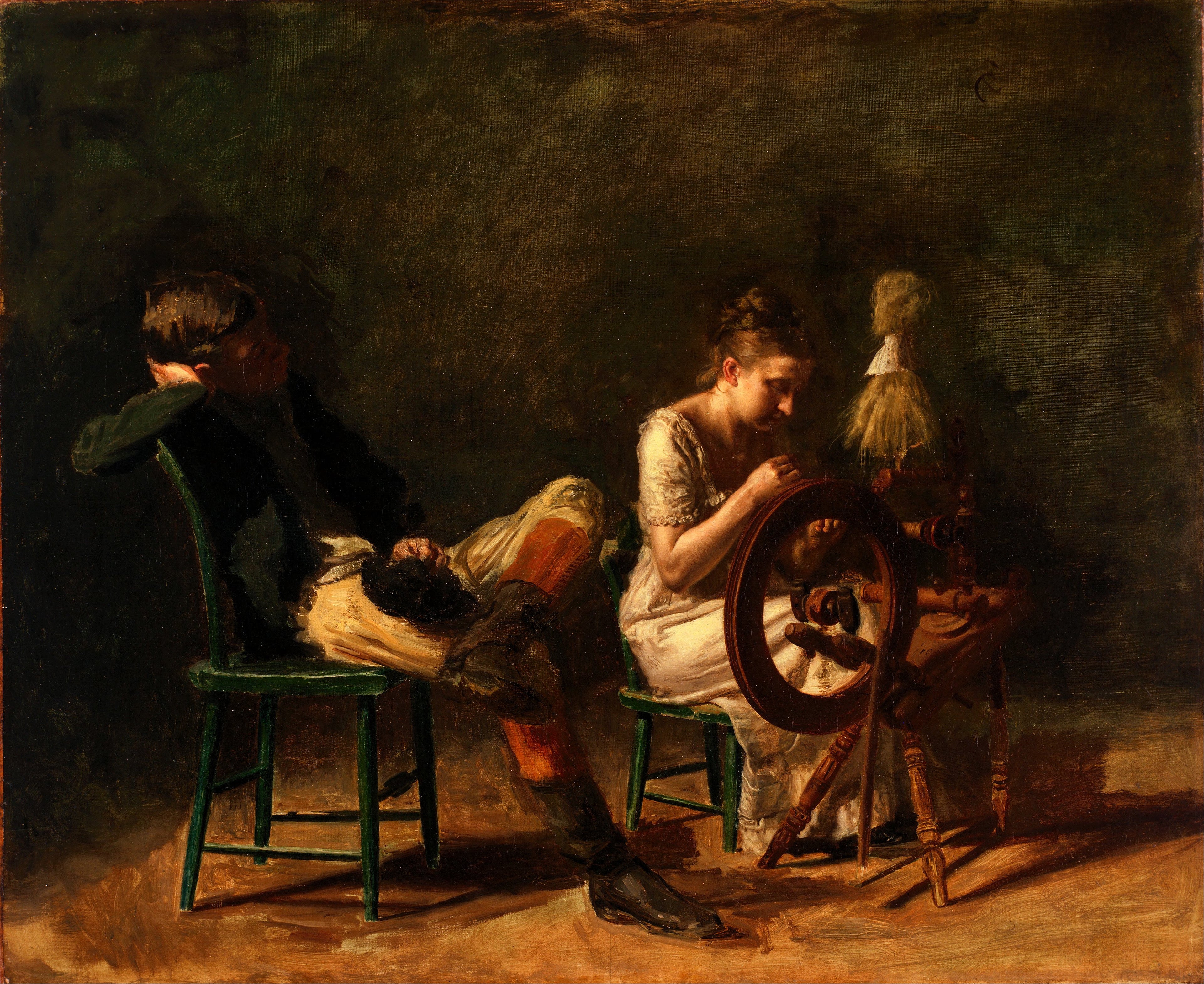 La cour - Thomas Eakins