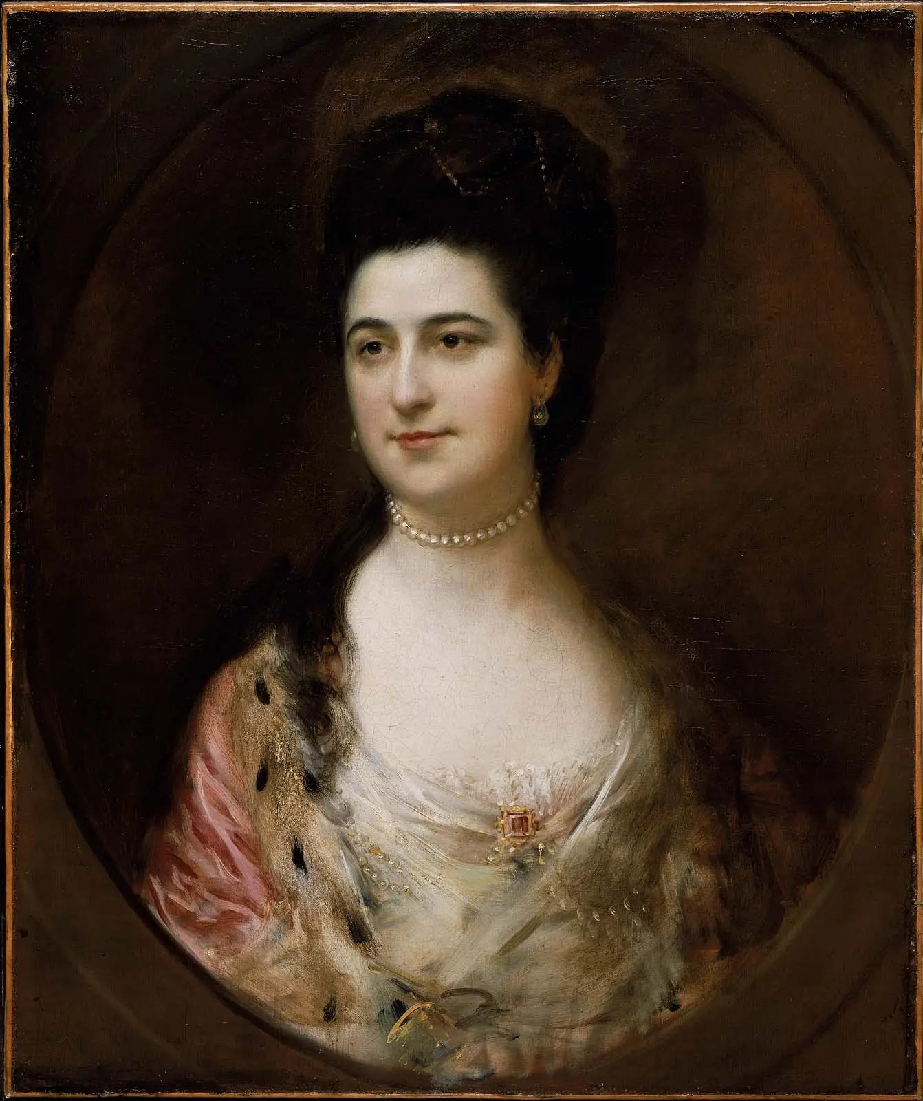 Mme Thomas Mathews - Thomas Gainsborough - Alpha Reproduction