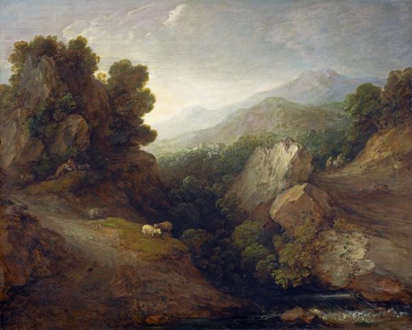 Paysage rocheux - Thomas Gainsborough