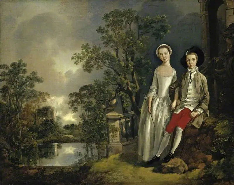 Heneage Lloyd et sa sœur Lucy - Thomas Gainsborough - Alpha Reproduction
