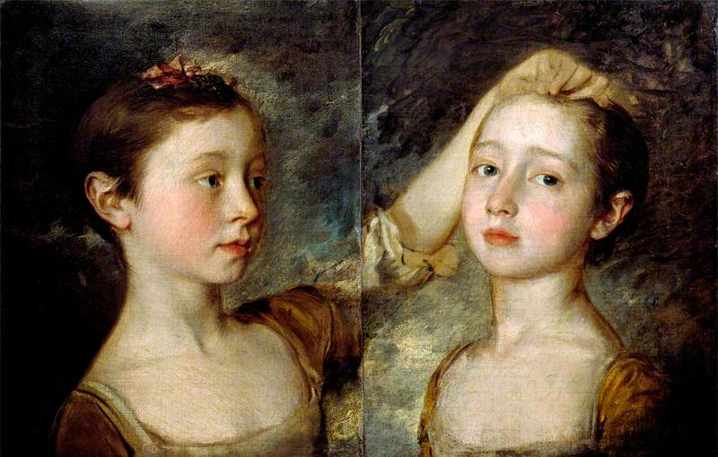 Portrait des deux filles du peintre - Thomas Gainsborough