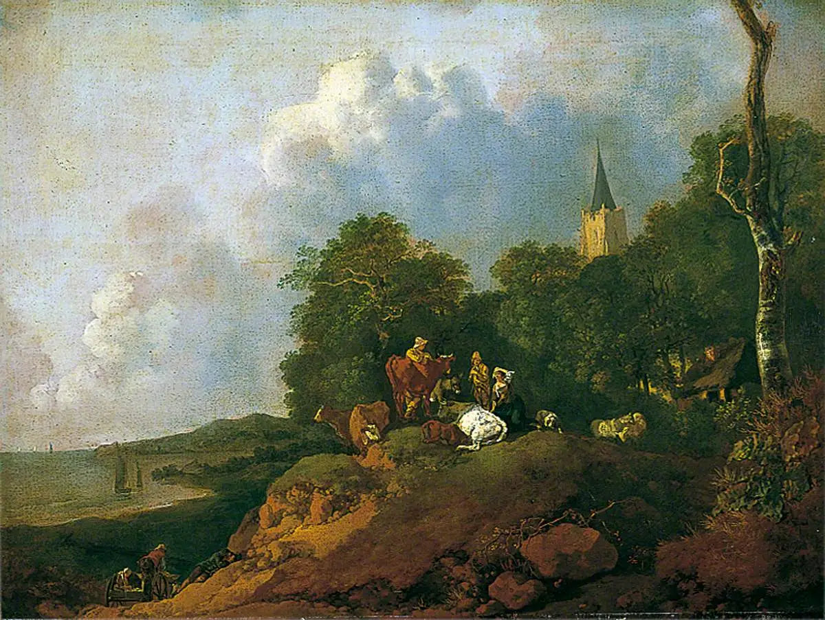 Vue près de la côte - Thomas Gainsborough - Alpha Reproduction
