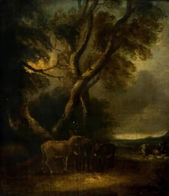 Des ânes dans la tempête - Thomas Gainsborough - Alpha Reproduction