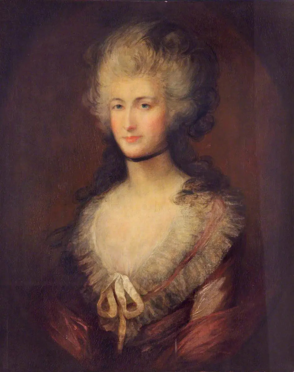 Portrait d’une dame (appelée « Mme Catherine Clements 1762–1836 ») - Thomas Gainsborough - Alpha Reproduction
