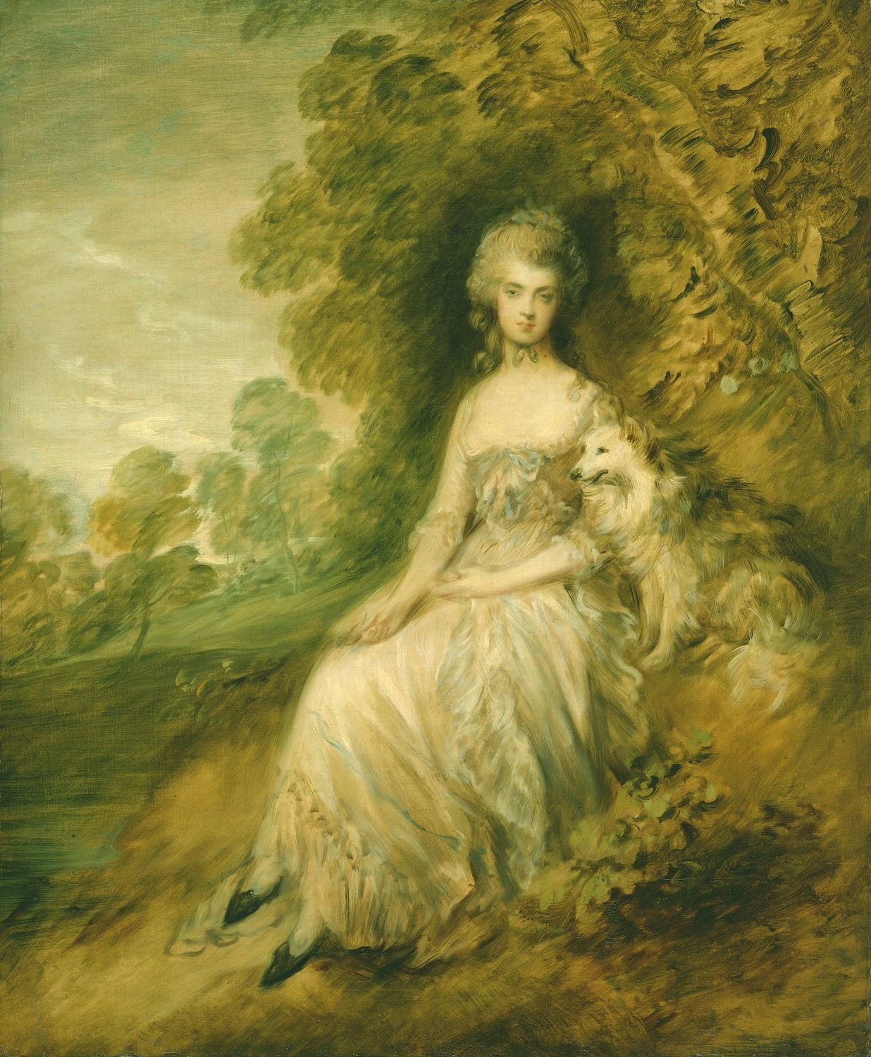 Mme Mary Robinson (1758-1800) - Thomas Gainsborough