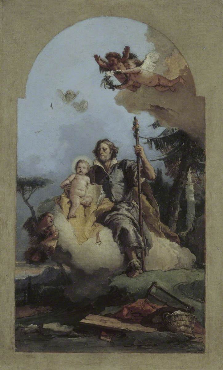 Saint Joseph avec l'Enfant Jésus - Giovanni Battista Tiepolo