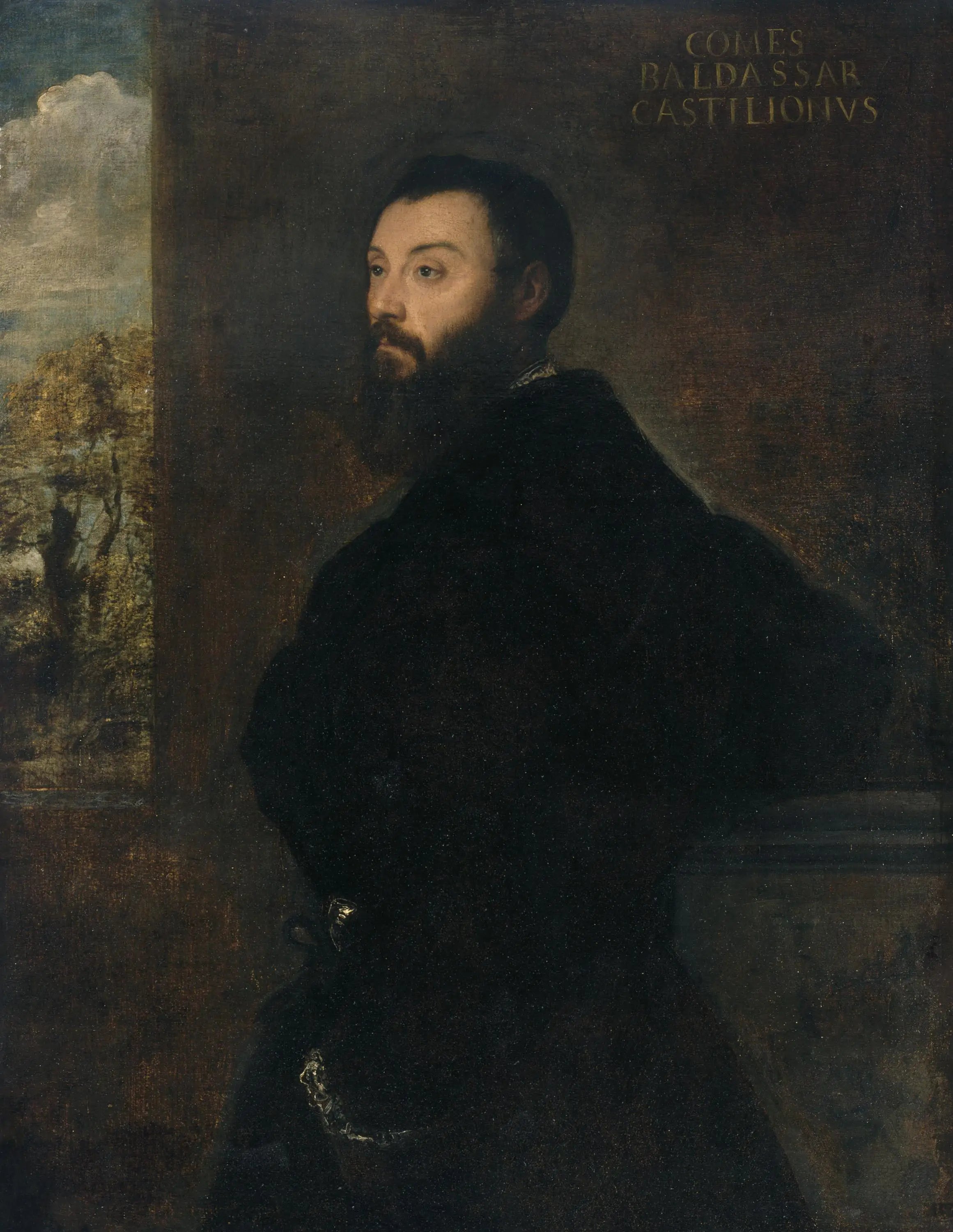 Portrait de Baldassare Castiglione - Titian - Alpha Reproduction