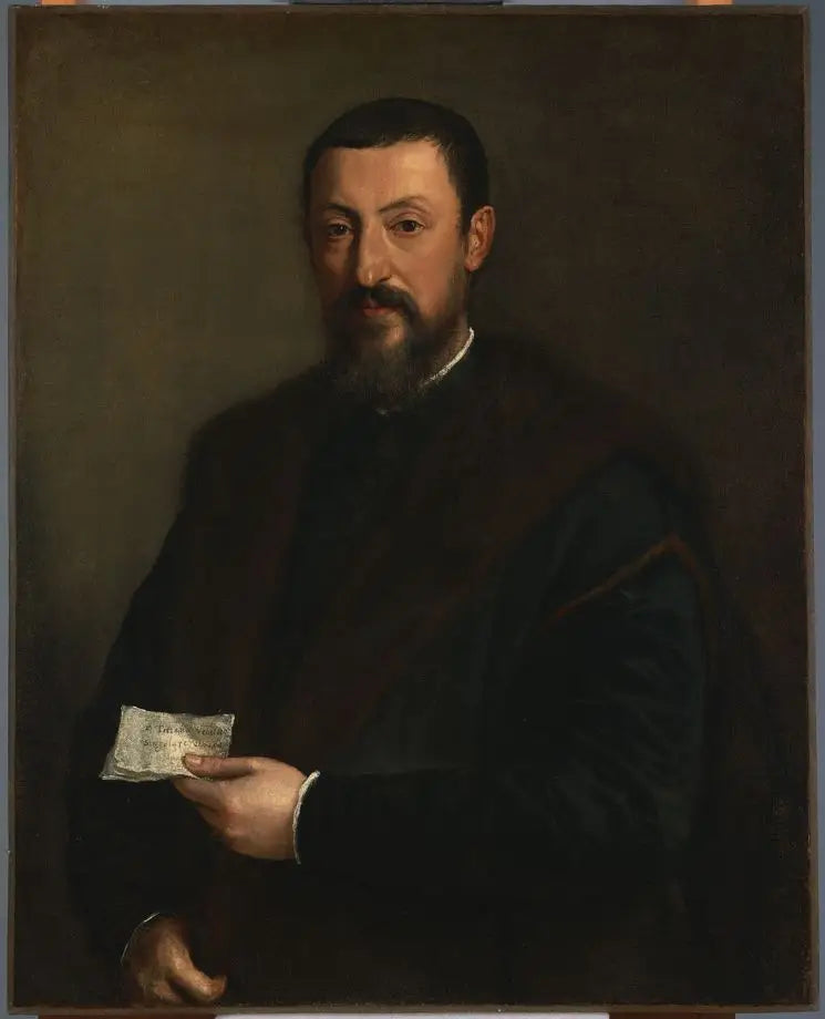 Portrait d’un ami du Titien Marco Mantova Benevides - Titian - Alpha Reproduction