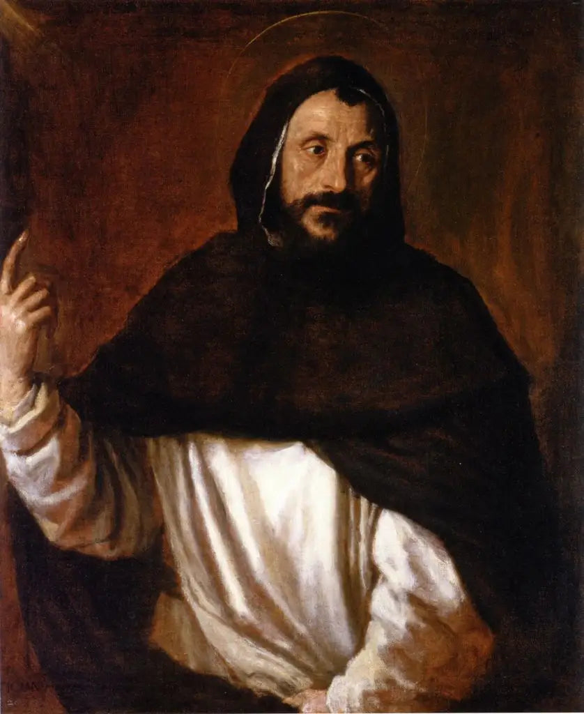 Saint Dominique - Titian - Alpha Reproduction