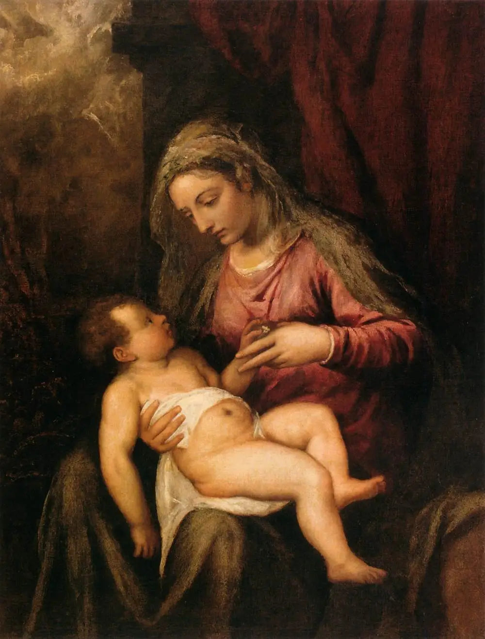 Vierge à l’Enfant - Titian - Alpha Reproduction