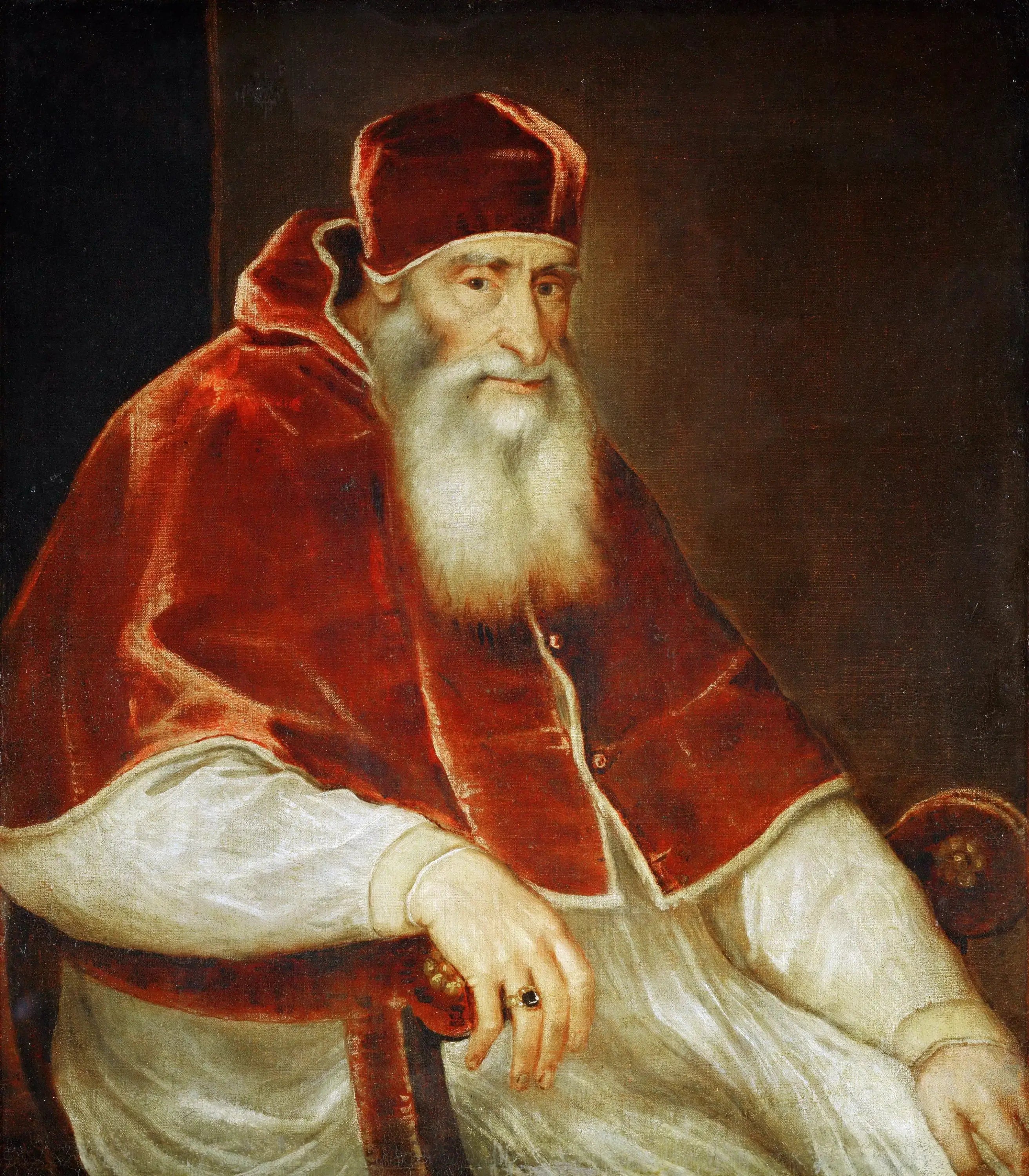 Pape Paul III Farnèse (1468-1549) - Titian - Alpha Reproduction