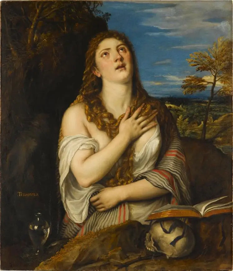 Sainte Marie-Madeleine en pénitente - Titian - Alpha Reproduction