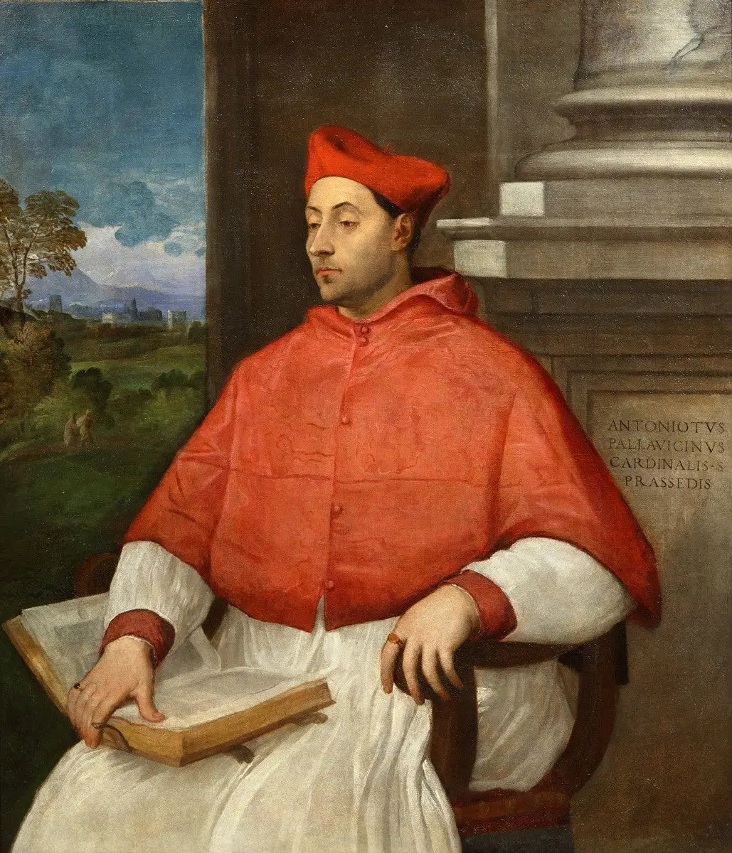 Portrait du cardinal Antonio Pallavicini - Titian - Alpha Reproduction
