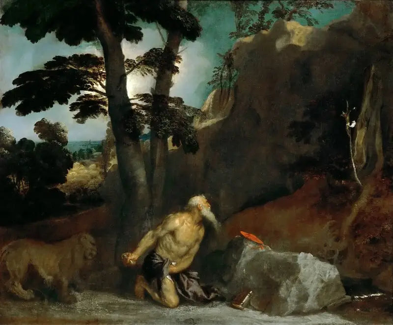 Saint Jérôme pénitent - Titian - Alpha Reproduction