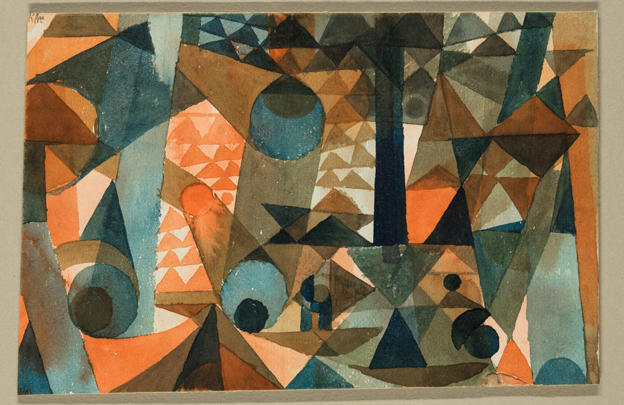 Translucencies, Orange-Blue - Paul Klee