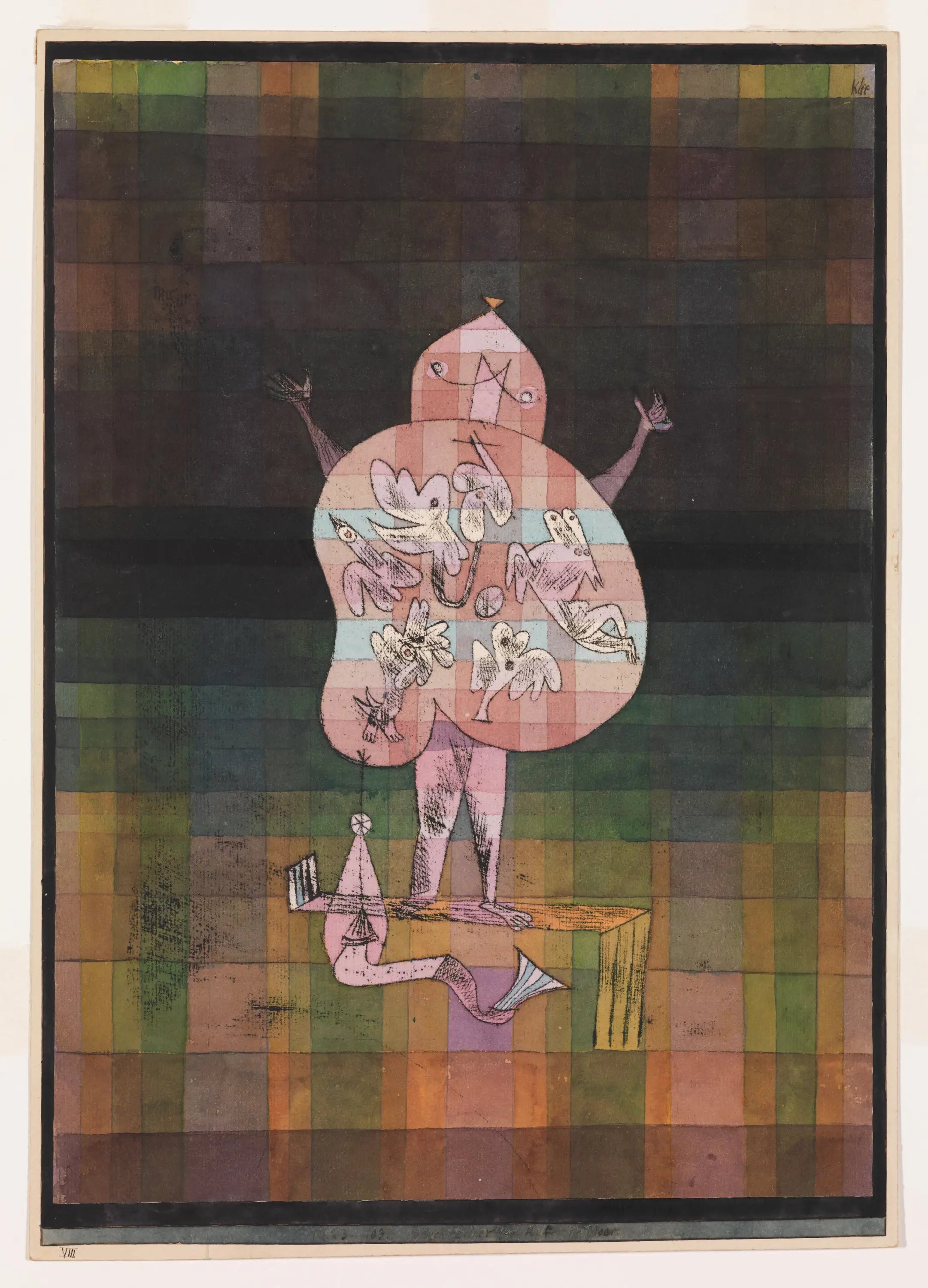 Ventriloque et crieur dans la lande - Paul Klee - Alpha Reproduction
