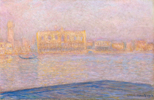 "산 조르조 마조레에서 본 도제 궁전" – 클로드 모네 (1908)
