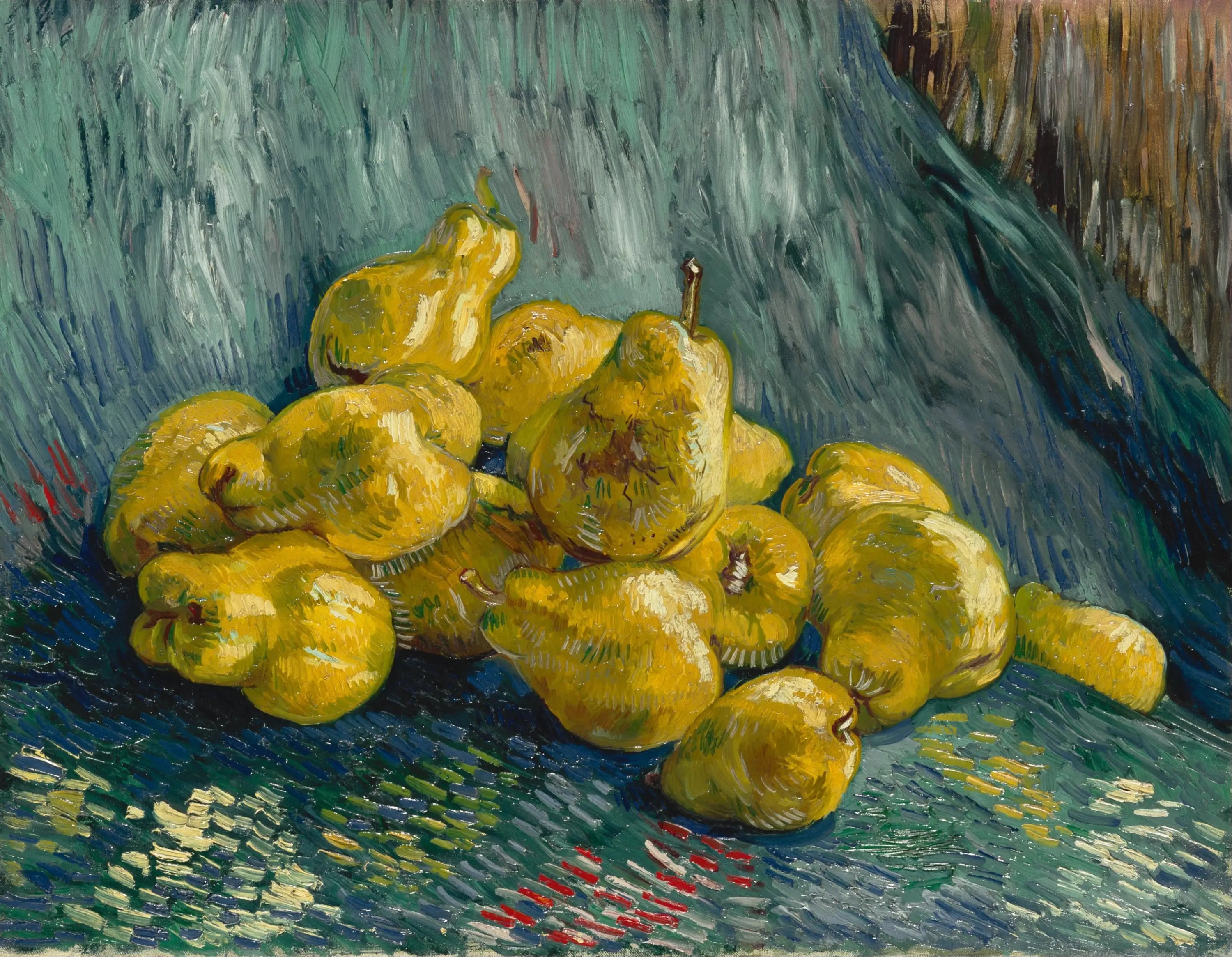 Reproduction du tableau « Nature morte aux coins - Vincent van Gogh » par Alpha Reproduction en peinture à l’huile